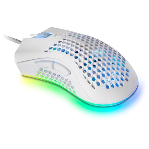 Mars Gaming Mmex Blanco, Ratón Gaming Rgb, 32k Dpi, Cable Feather, Switches  Ópticos con Ofertas en Carrefour