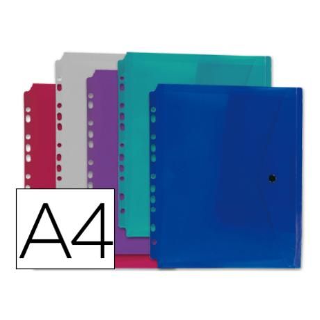 Carpeta Liderpapel Dossier Pinza Lateral Polipropileno Din A4 Rojo  Translucido 30 Hojas Pinza Deslizante con Ofertas en Carrefour