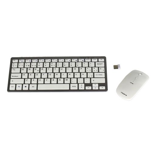 COMBO TECLADO/RATON TACENS 6LEVISCOMBOV2 INALAMBRICO BLANCO