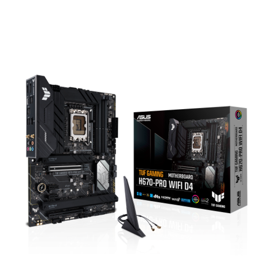 Asus Tuf Gaming H670-pro Wifi D4 Intel H670 Lga 1700 Atx