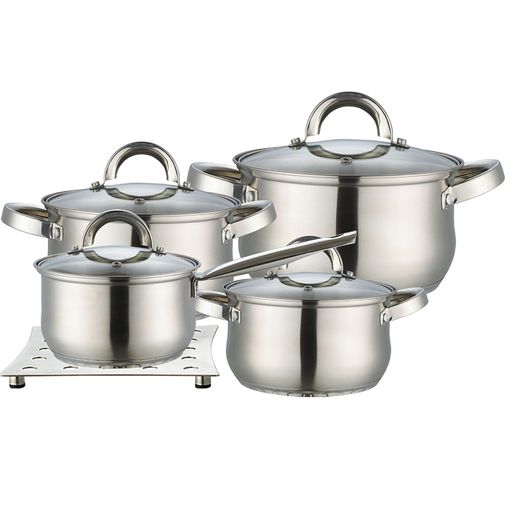 Batería Cocina Inducción 17 Piezas, Antiadherente Mármol Sin Pfoa,  Aluminio, Cazuelas Sartenes Azul Marino Berlinger Haus Aquamarine con  Ofertas en Carrefour