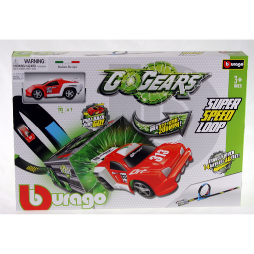 Burago Lanzador 1 Looping Con 1 Coche Go Gears