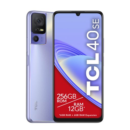 Tcl 40 40se 17,1 Cm (6.75') Sim Doble Android 13 4g Usb Tipo C 6 Gb 256 Gb 5010 Mah Púrpura