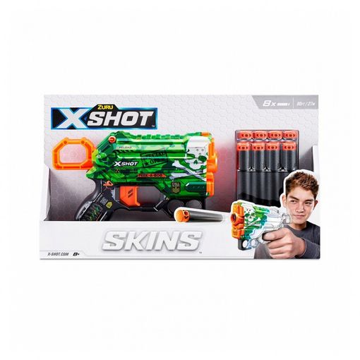 X-shot Skins Pistola De Juguete C/16 Dardos De Espuma con Ofertas en  Carrefour