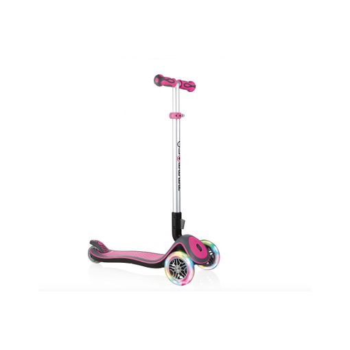 Scooter Globber Elite Deluxe Lights Rosa Oscuro con Ofertas en Carrefour