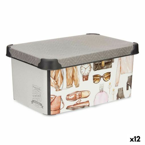 Cajas De Almacenaje Apilables 3 Uds Plástico 25 L Vidaxl con Ofertas en  Carrefour