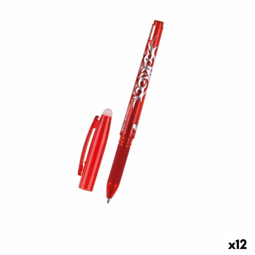 Bolígrafos tinta gel punta 0.7mm capuchón colores 2 azules + rojo + negro