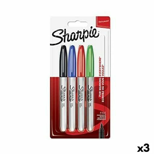 Set De Rotuladores Sharpie Multicolor 4 Piezas (3 Unidades) con Ofertas en  Carrefour