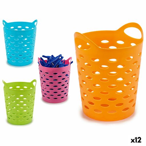 Cesto Pinzas Plegables Con 20 Pinzas 20x20x19cm - Neoferr.. con Ofertas en  Carrefour