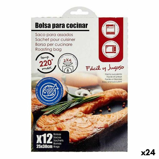 Bolsa para Cocinar Microondas Patatas Rojo 20 x 2 x 25 cm (12 Unidades) 