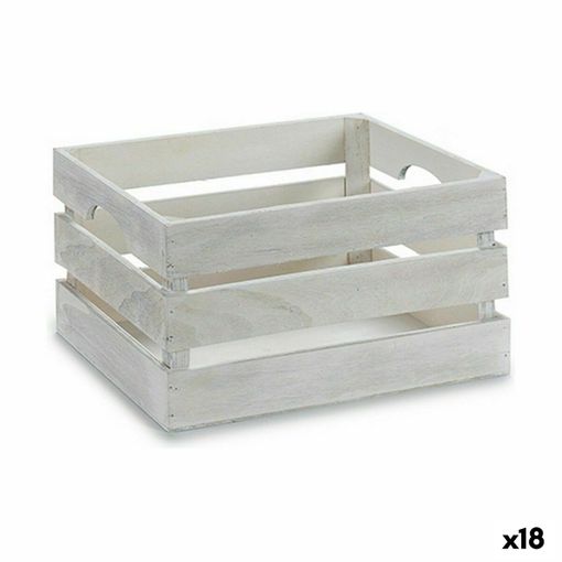 Caja Decorativa Blanco Madera 31 X 16 X 21 Cm (18 Unidades) con Ofertas en  Carrefour