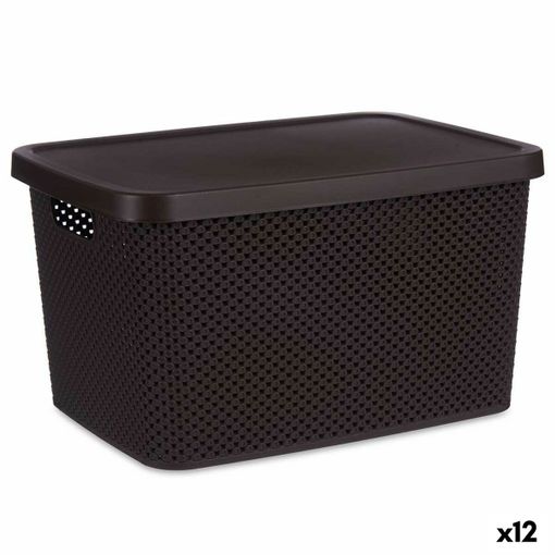 Cajas De Almacenaje Con Tapas 10 Uds Azul Bebé 28x28x28 Cm Vidaxl con  Ofertas en Carrefour