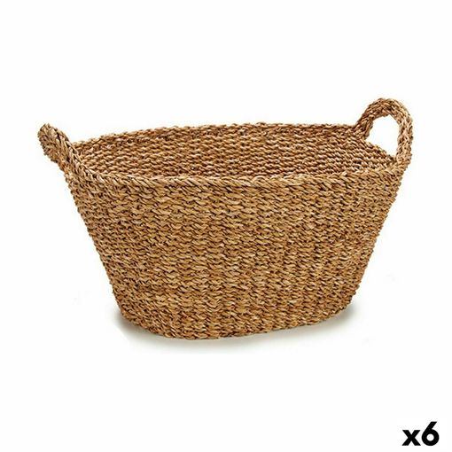 Cesta Para La Colada 25 X 53 X 36 Cm - Cesto Ropa Sucia – Cesta Rectangular  Con Asas Diseño Mimbre Marrón con Ofertas en Carrefour