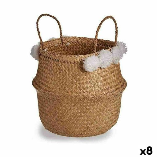 Cesta Plegable Pompones White · Deco ·