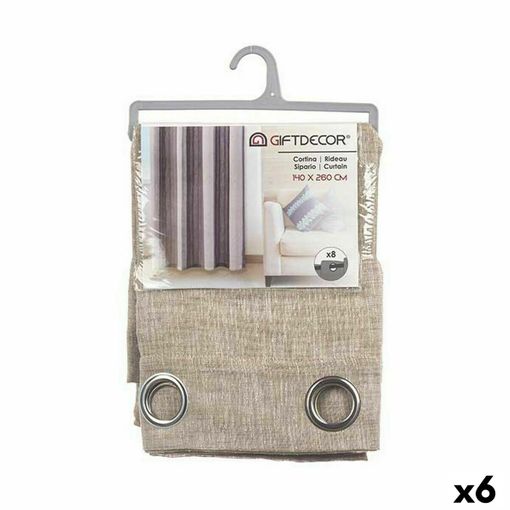 Acomoda Textil – Cortina Opaca Para Ventanas 140x265 Cm. (beige) con  Ofertas en Carrefour