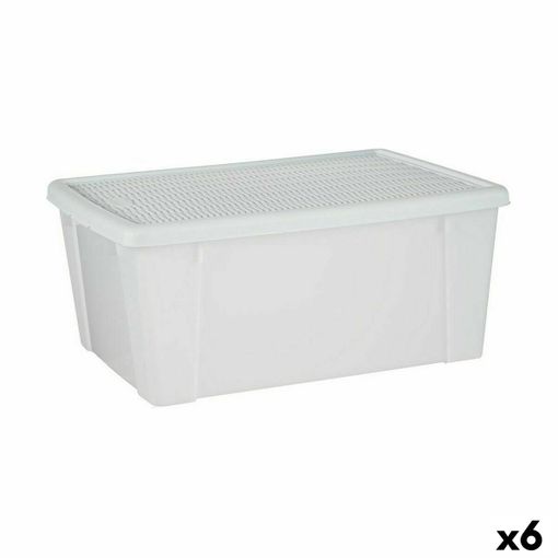 Caja de Ordenación con Tapa Plástico CARREFOUR 45 l