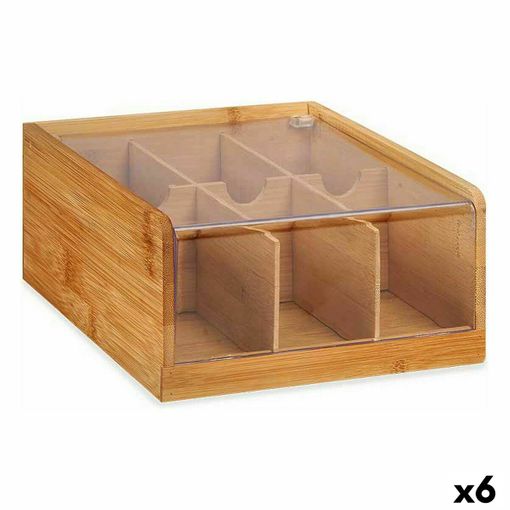 Organizador Té Bambú 22 X 10 X 20,5 Cm (6 Unidades) con Ofertas en  Carrefour