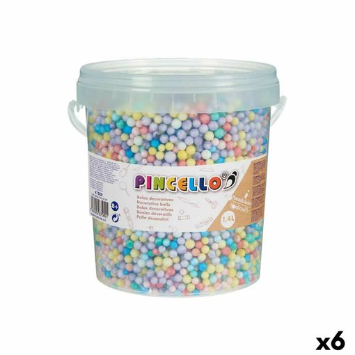 Material Para Manualidades Bolas Multicolor Poliestireno (6 Unidades) con  Ofertas en Carrefour