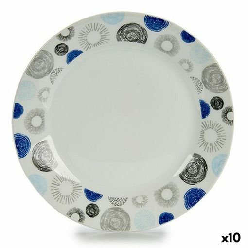 Platos Porcelana Blanco Playo/Postre (x2)