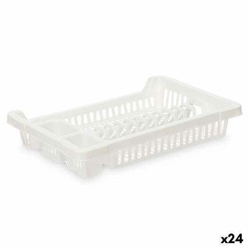 Escurreplatos Escurridor De Platos Para Fregadero De Plástico Blanco con  Ofertas en Carrefour