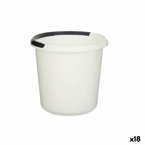 Cubo de Fregar Antracita Polipropileno (15 L) (12 Unidades) 