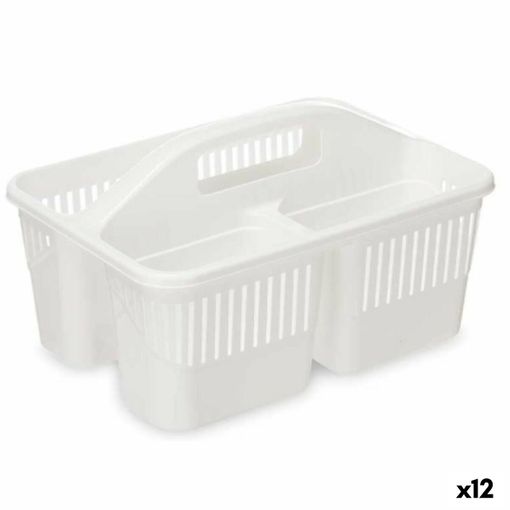 Organizador Limpieza Blanco Plástico 31,3 X 18 X 22 Cm (12 Unidades) con  Ofertas en Carrefour