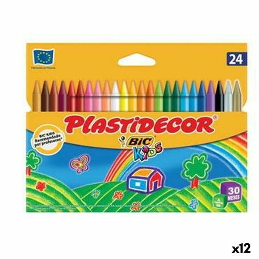Ceras De Colores Plastidecor Multicolor (12 Unidades) con Ofertas en  Carrefour