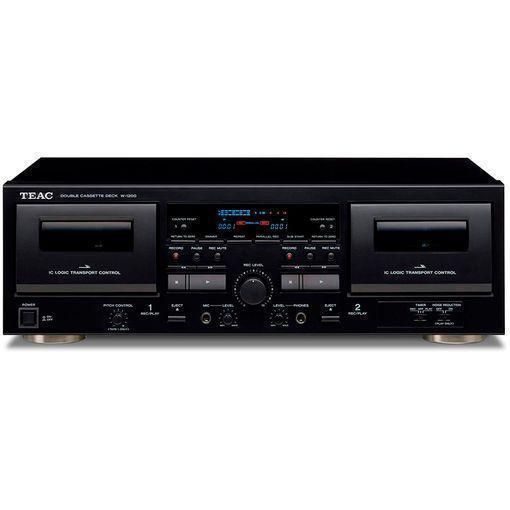 Teac W-1200 Double Cassette Black / Reproductor De Cassette con