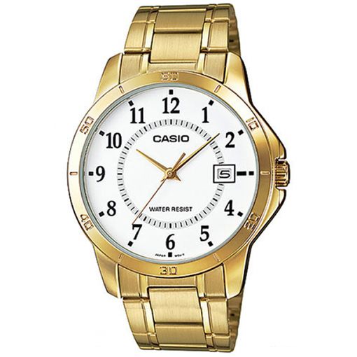 Oferta Reloj de moda dorado para Hombre y Mujer con pulsera de