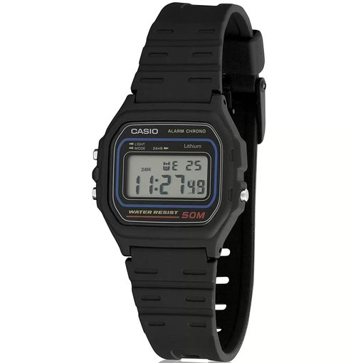 Reloj De Pulsera Casio W 59 Digital Para Hombre Color Negro Correa