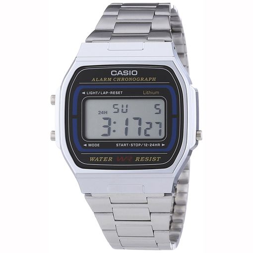 Casio Relojes generales de hombre Digital A-168WA-1UWD - WW, plateado,  Digital, movimiento de cuarzo