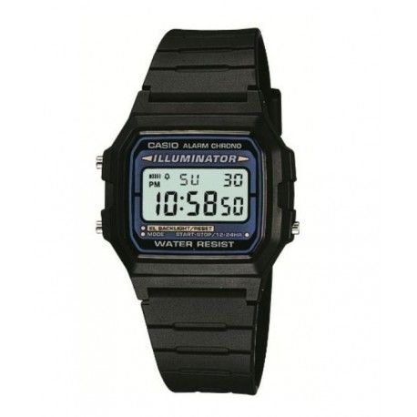 Reloj De Pulsera Casio F-91w Digital Para Unisex Color Negro Correa Resina  con Ofertas en Carrefour