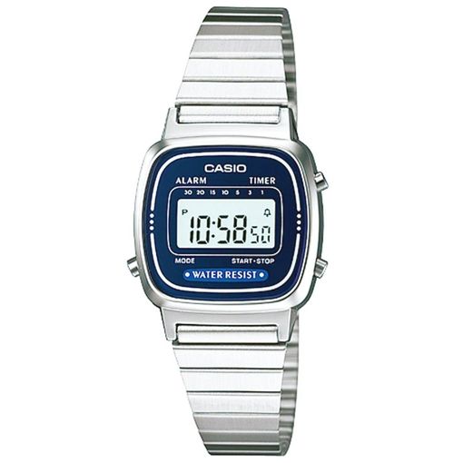 Reloj De Pulsera Casio La-680wea Digital Para Mujer Color Plateado Correa  Acero Inoxidable con Ofertas en Carrefour