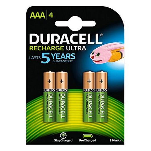 Pilas Recargables Duracell Durdllr03p4b Hr03 Aaa 800 Mah (4 Pcs) con  Ofertas en Carrefour