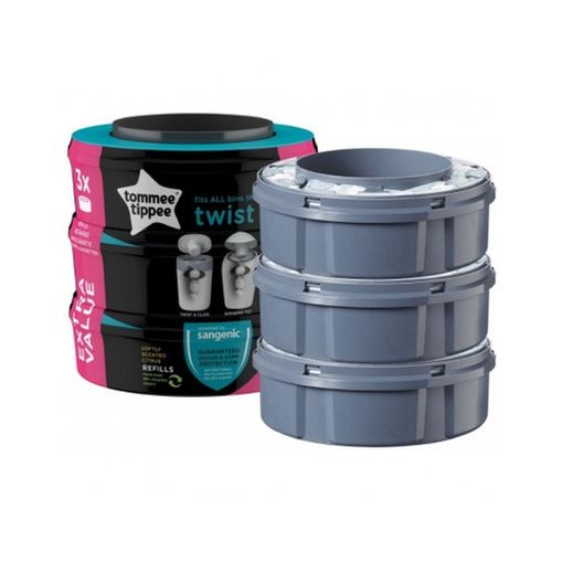 Tommee Tippee Contenedor De Pañales Twist & Click Con 6 Recambios con  Ofertas en Carrefour