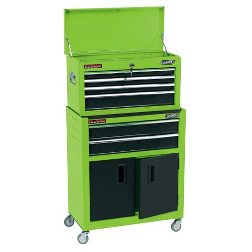 Armario Y Caja Herramientas Ruedas Verde 61,6x33x99,8cm Draper Tools con  Ofertas en Carrefour