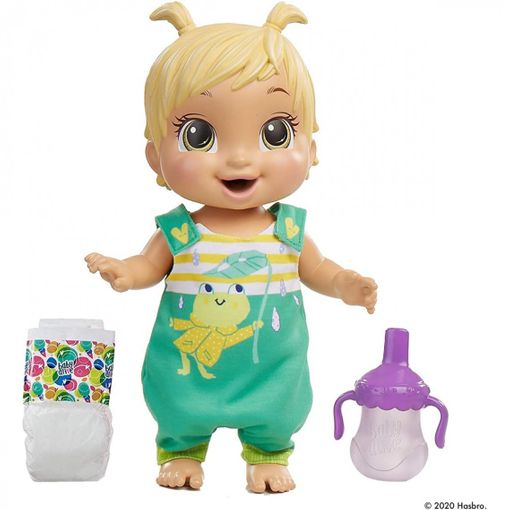 Baby Alive Baby Saltando El Pelo Rubio De Rana