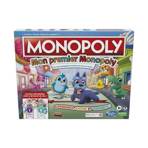 Mon Premier Juego De Mesa Para Niños - Juego De Mesa Para Niños De 4 Años -  Versión En Francés Monopoly con Ofertas en Carrefour