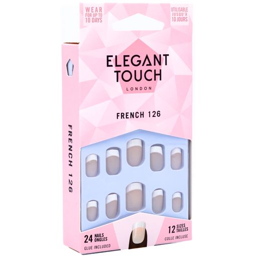 Elegant Touch French Pink 106 Uñas Postizas 24 Uds