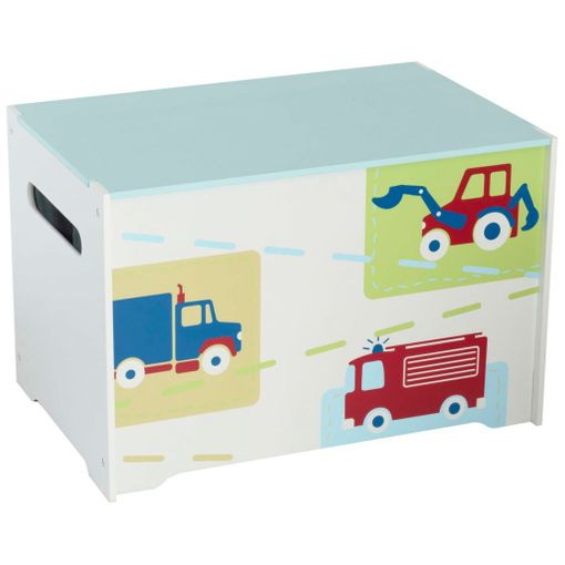 Caja Para Juguetes Camiones Y Tractores Blanca Worl230009 Worlds