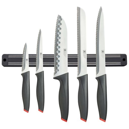 Set Cuchillos 7 Pcs Juegos Cuchillos Cuchillo Asado Cocina Color Negro