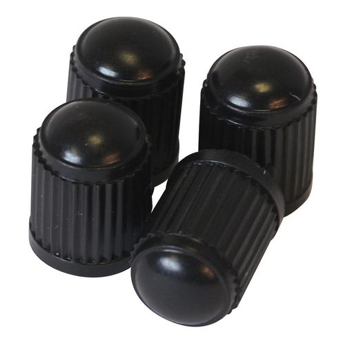 4 Tapones Circulares De Color Negro De Aluminio Para Ruedas De Automoviles. válvula Schrader Ociodual con Ofertas en Carrefour