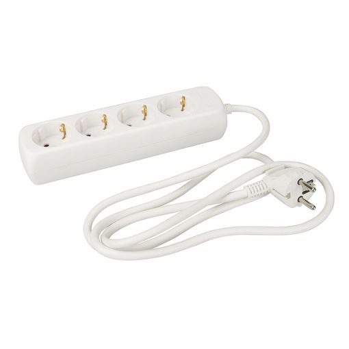 Regleta Alargador De 2 Enchufes Con Cable De 5 Metros, Blanco Aigostar con  Ofertas en Carrefour