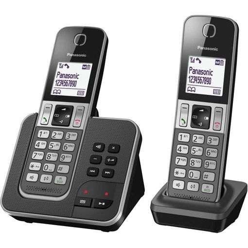 Panasonic Teléfono Inalámbrico Duo Dect Con Contestador Automático -  Kxtgd322frg con Ofertas en Carrefour