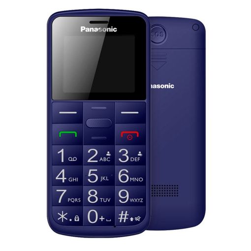 Teléfono móvil panasonic kx-tu550 para personas mayores/ negro