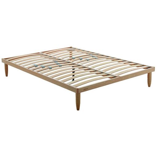 Somier cama articulado de láminas Natural regulable - 150x190 cm