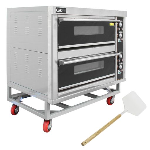 Horno Eléctrico Monofásico para Pan y Pizza capacidad 2 bandejas 60X40 cm  T2M