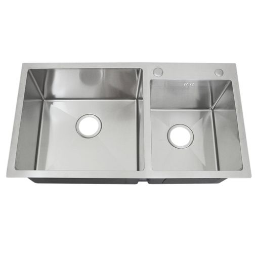 Fregadero De Cocina Doble Seno Acero Inoxidable 1200x500x155 Mm Vidaxl con  Ofertas en Carrefour