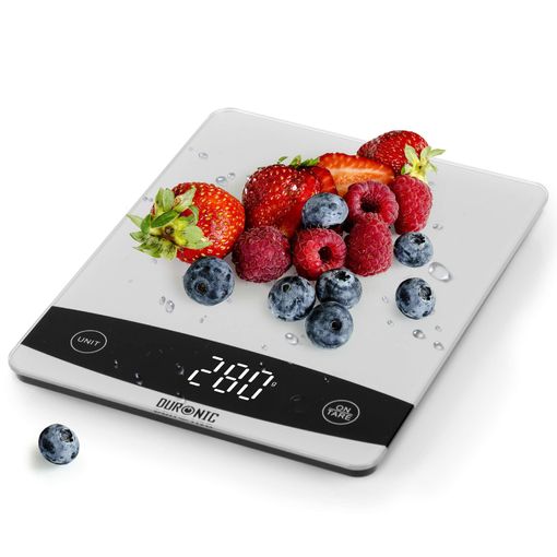 Duronic Ks1009 Báscula De Cocina Digital 16x20cm, pantalla Ldc Con Lectura  De Dígitos Fácil, peso Máximo 10kg, función Tara, mide En Gramos, Libras,  Onzas Fluidas Y Mililítros, color Gris con Ofertas en Carrefour