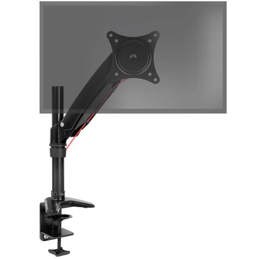 Soporte Doble Para Monitor O Pantallas De 22 A 27 Pulgadas Color Negro